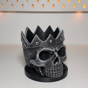 Architectural Geometric Pen Cup, Hand-Painted 3D Printed Desk Sculpture, Single Modern Stationery Organizer for Workspace Minimalism