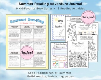 3.Klasse Sommerlesetagebuch, Bücherliste, Aktivitäten (PDF)