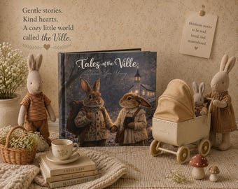 Woodland Storybook  Cozy Animal Bedtime Story | Bunny and Mouse Illustrated Book  Tales of the Ville