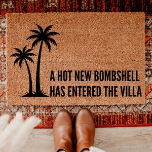 A Hot New Bombshell Has Entered The Villa Doormat | Villa Doormat | Housewarming Gift DM114