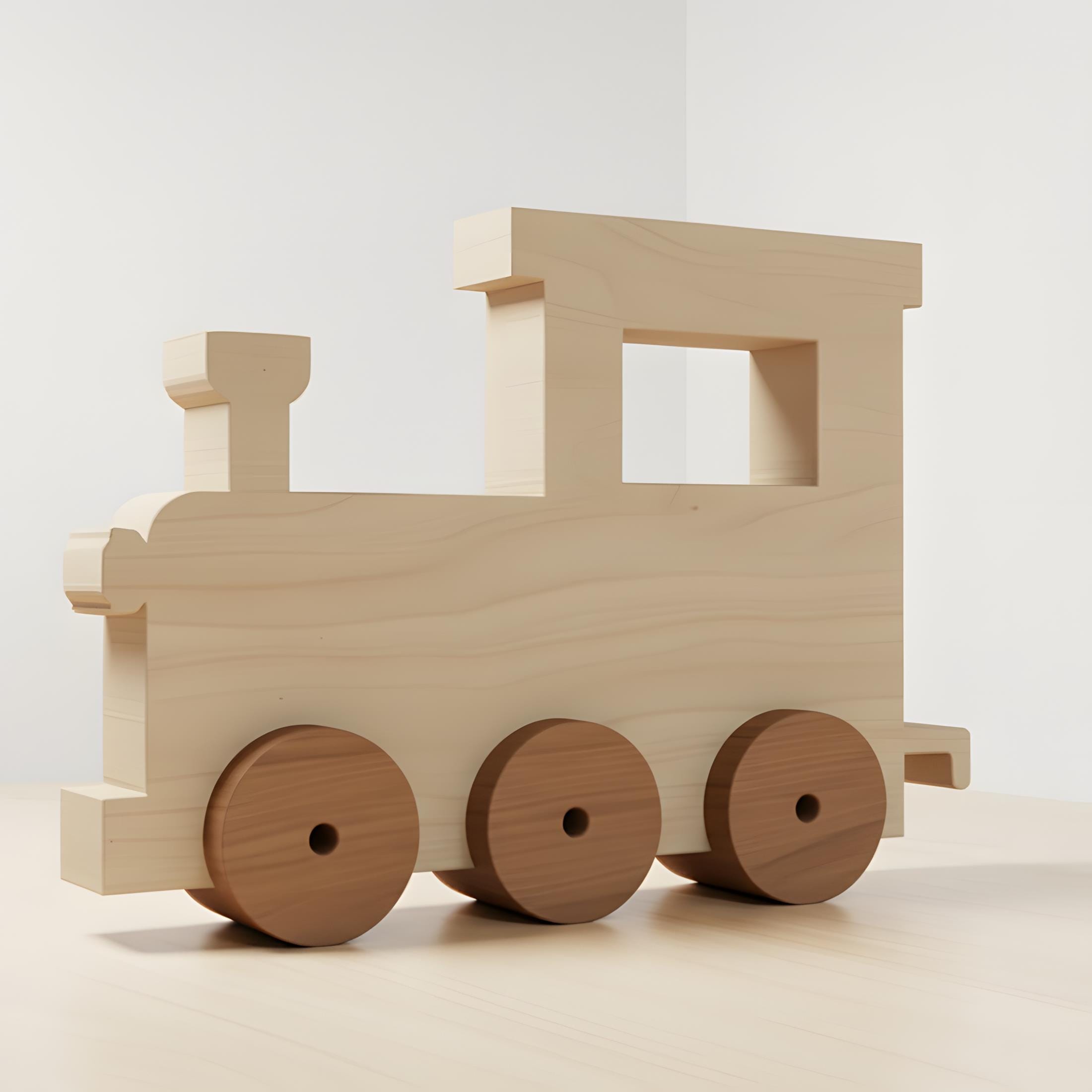 Tren De Madera Con Letras Del Alfabeto Juguete Educativo Mon | Envío gratis