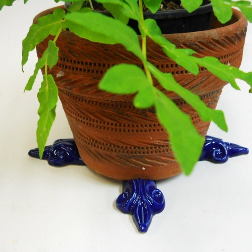 Pot Feetbluepot Risers Etsy