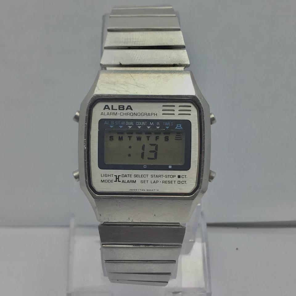 Seiko Alba Y749-5000 Alarm Chronograph Vintage Men's Watch - Etsy