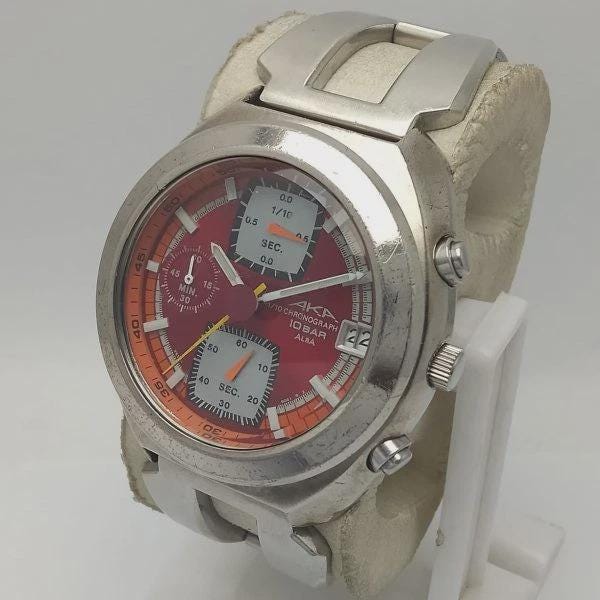Seiko Alba Aka Quartz V657-6030 Chronograph Vintage Men's Watch - Etsy