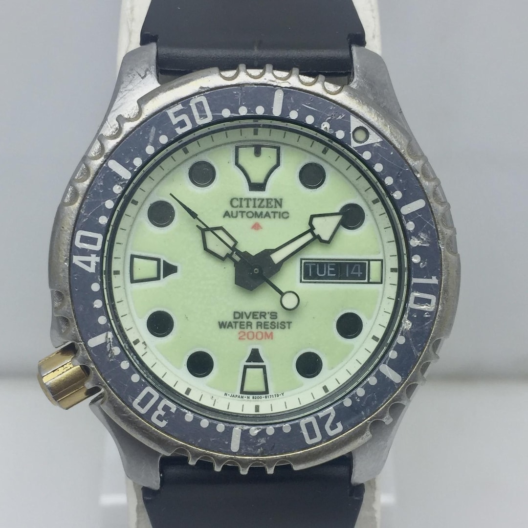 Citizen Promaster 8203-824415 Day/date Vintage Diver Men's Watch