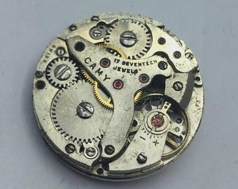 Camy Cal.2612 Alarm Manual Winding Watch Movement Need Service