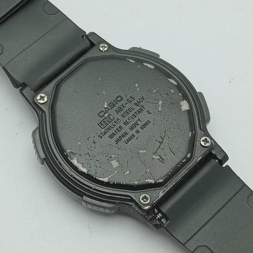 Casio Data Bank Twincept ABX-53 Quartz 1326 Ana Digi World Time