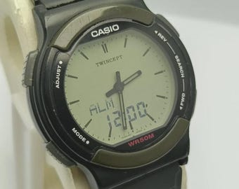 CASIO レジスター TE-6500 Casio Data Bank Twincept ABX-53 Quartz 1326 Ana Digi World Time