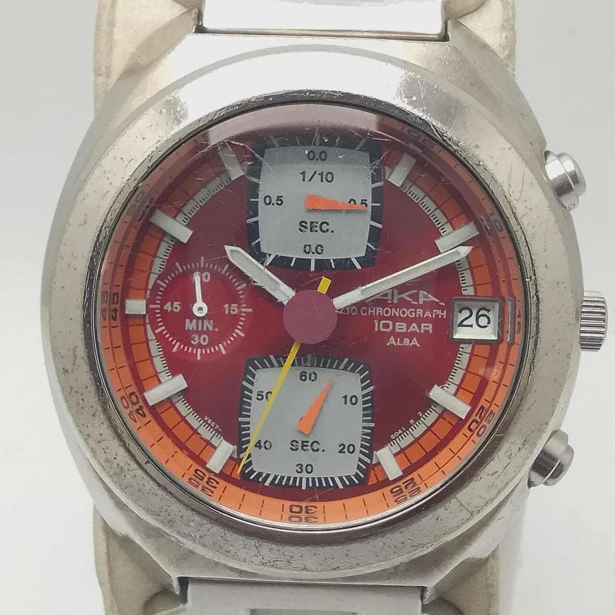 Seiko Alba Aka Quartz V657-6030 Chronograph Vintage Men's Watch - Etsy