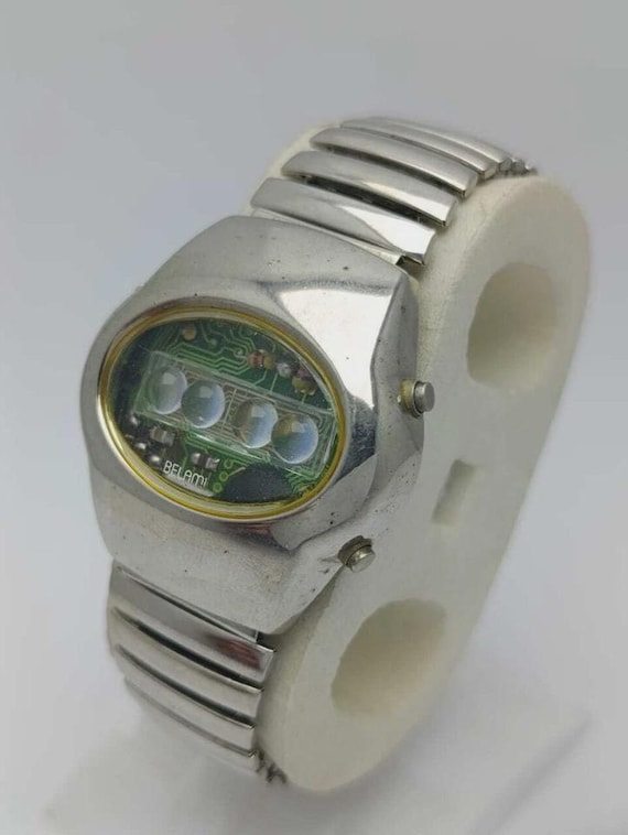 Belami LED Quartz LD003 Digital Vintage Men's Watch - Etsy
