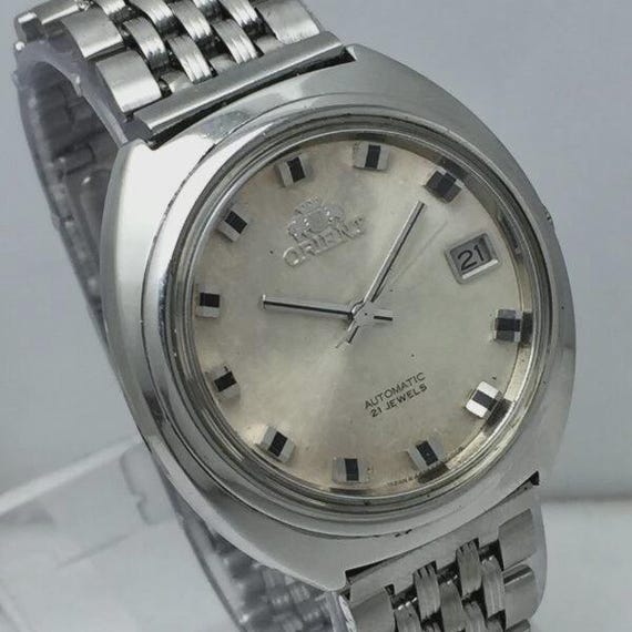 Orient Automatic V487604-7BPT Date Indicator Vintage Men's Watch