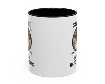 Tasse de café décorative Save the Kruger National Park, cadeau pour la conservation de la faune
