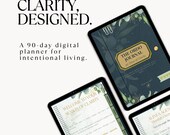 Digital Planner iPad 2026 Undated | 90 Day GoodNotes Notability | Minimalist Daily Weekly | Goal Setting | Android PDF