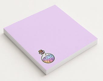 Potion Notepad, Magic Square Memo Pad