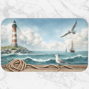 Lighthouse Rug - Etsy
