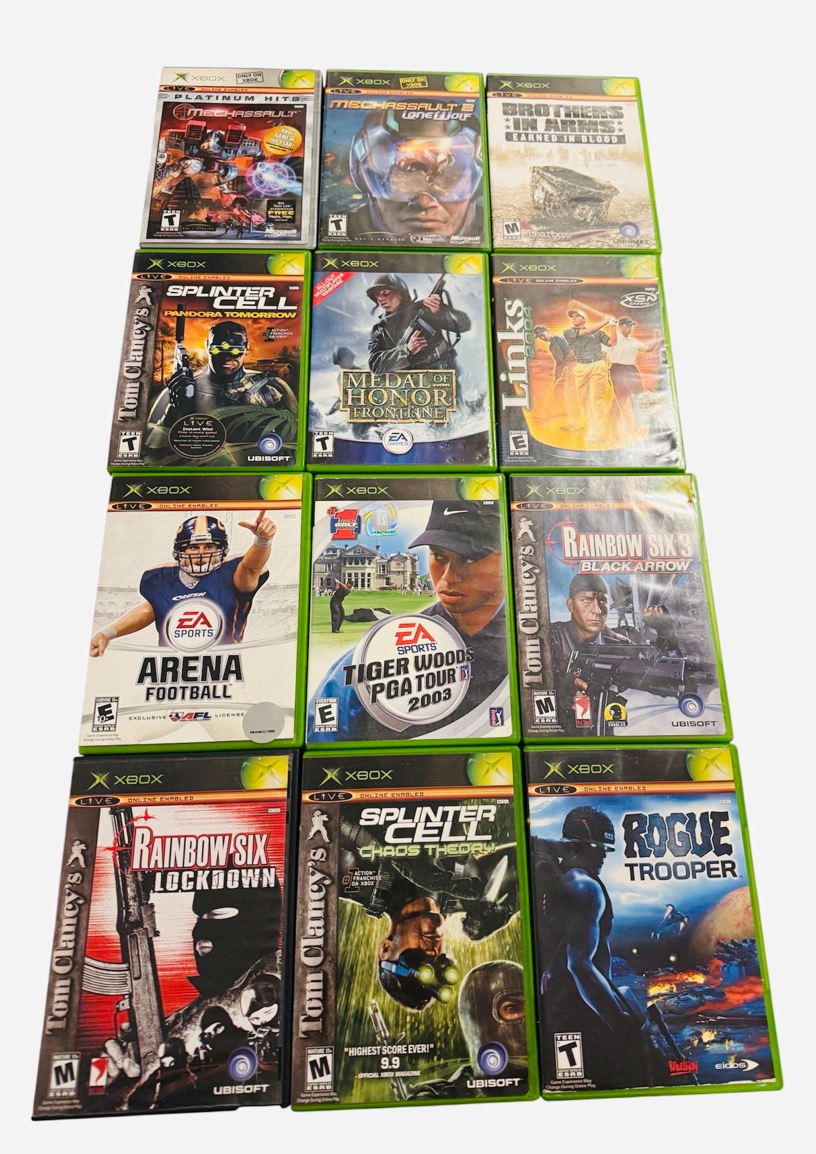 Lot De Jeux Xbox (Microsoft) – Plusieurs Titres, Occasion Bon État