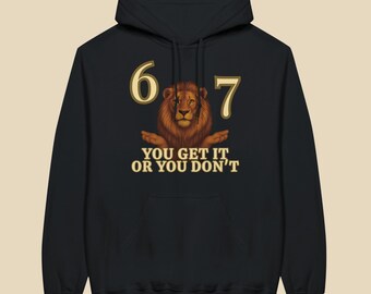 67 LION™ fleece hoodie heren
