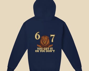67 LION™ dames hoodie met rits