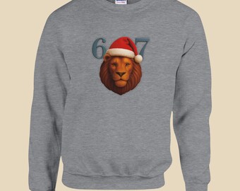 Aesthetic Christmas Sweater 67 LION™ | Men's Christmas Sweater | Warm Winter Sweater | Gifts for Him | Christmas Gifts