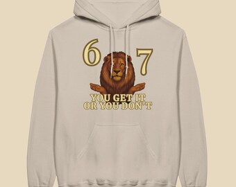 67 LION™ fleece hoodie dames