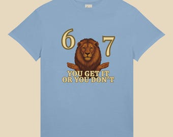 67 LION™ T-shirt met ronde hals