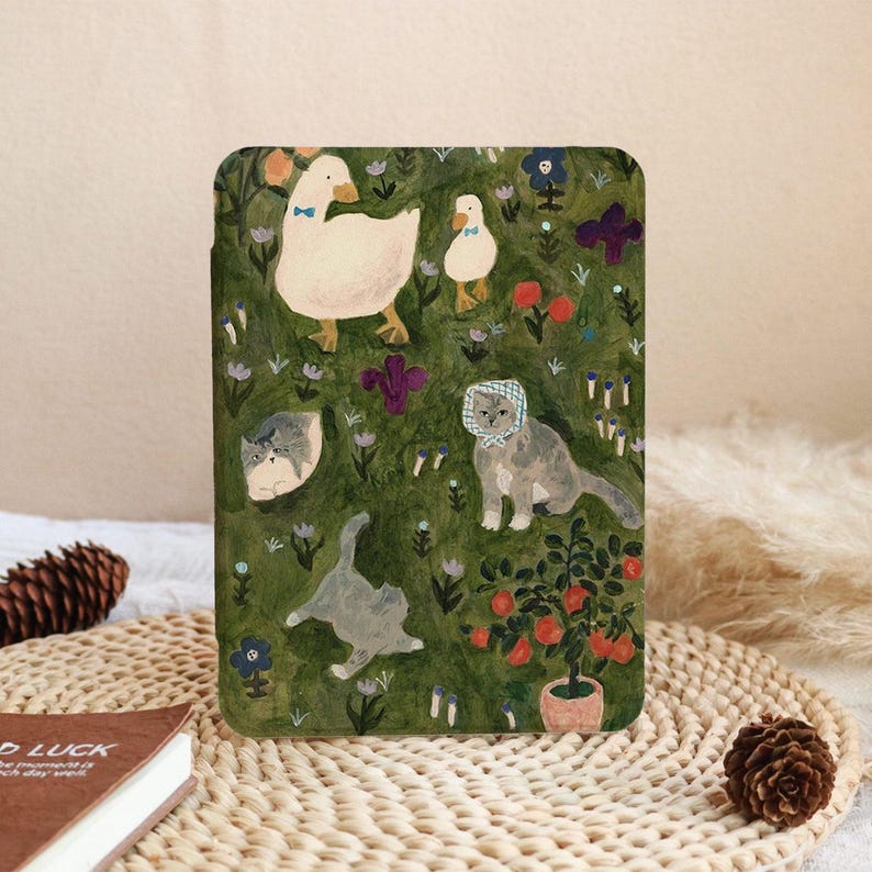 Animal Green Kindle Case With Hand Strap for Paperwhite 11th 12th Gen 6 ...