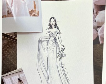 Bruidsillustraties op maat