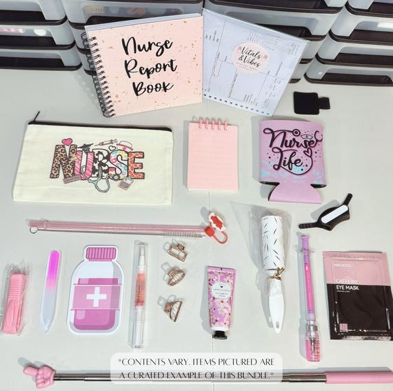 Nurse Gift Mystery Bundle, Self Care + Stationery Surprise (15 Capsules)