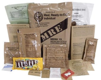 MRE B Pack - Meal, Ready to Eat - Case of 12 (Insp.2025