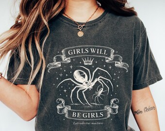 Girls Will Be Girls Shirt, Praying Mantis Tee, Insect Lover, Funny Insect Shirt, Feminist Gift