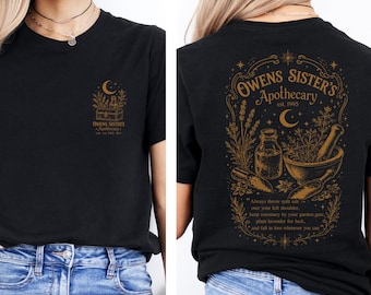 Owens Sisters Shirt, Practical Magic Shirt, Midnight Margaritas Witch Halloween Shirt