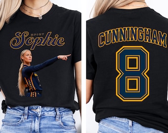 Shirt Spicy Sophie Cunningham 8 Fan Tee, Indiana Basketball Apparel, Retro Athlete Graphic Shirt, Sports Fan Gift for Her
