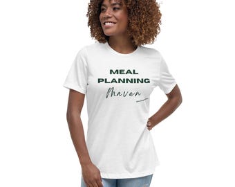 Meal Planning Maven Women’s T-Shirt | Nutrition Lover Tee | Dietitian Gift | Healthy Lifestyle Shirt