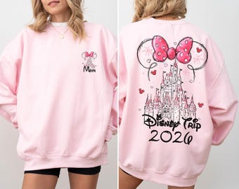 Mama Disney Urlaub 2026 Familienurlaub 2026 Shirts, Disney Reise 2026 Shirt, Disneyland Shirts, Disney paar Shirts, Disney World