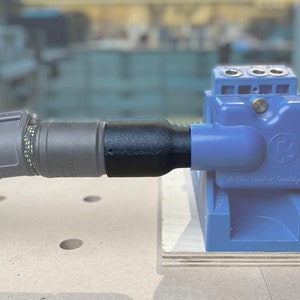 Staubanschlussadapter kompatibel mit Kreg/Festool 27-mm-Schlauchanschluss