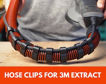 Slangklämmor kompatibla med 3 M Xtract-slang (8-pack)