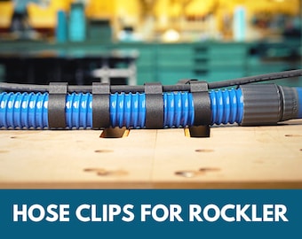 Slangklämmor kompatibla med Rockler FlexiPort 12' fast slang