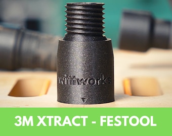 Adaptor Compatible with 3M Xtract Sander/Festool 27mm Hose Connection