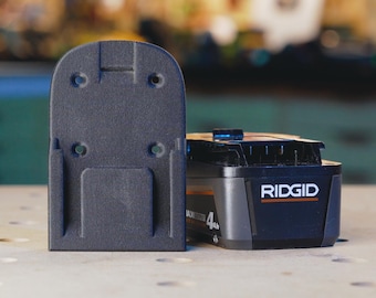 Batterihållare kompatibel med Ridgid 18v-batteri