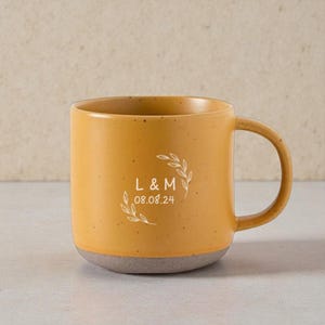 Spersonalizowany ceramiczny kubek do kawy, grawerowane logo, prezent firmowy