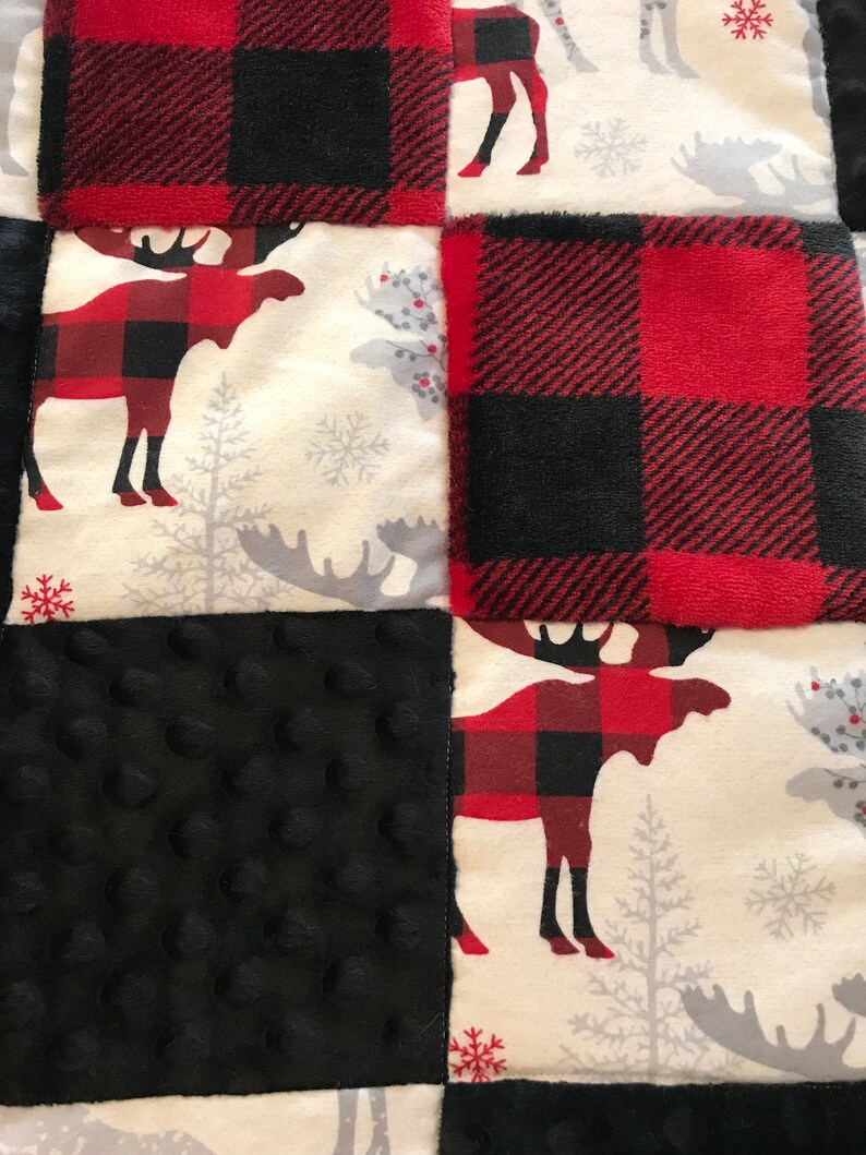 Moose Baby Quilt
