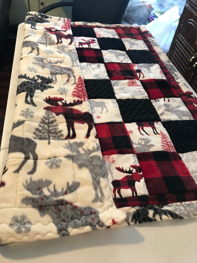 Moose Baby Quilt