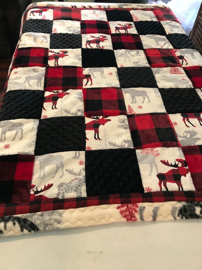 Moose Baby Quilt