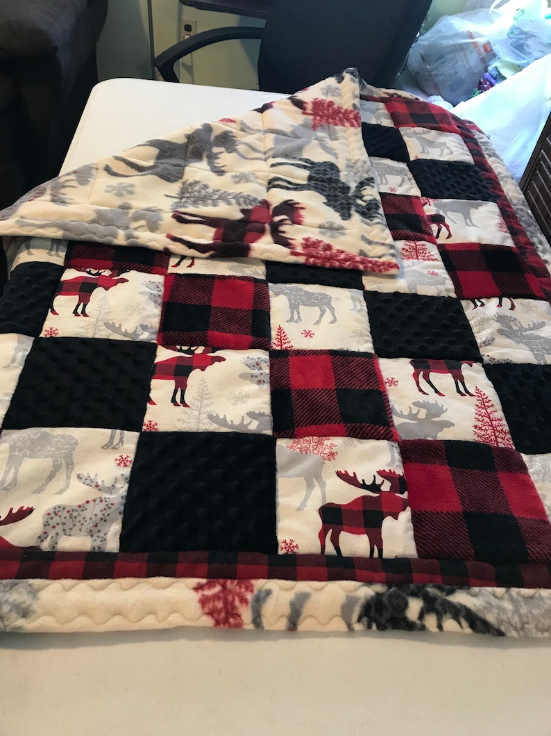 Moose Baby Quilt