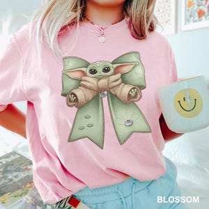 Transferencias DTF de Star Wars, transferencias de prensa de calor de Darth Vader de Coquette, camiseta de Luke Skywalker, Baby Yoda, Chewbacca, Grogu imagen 10