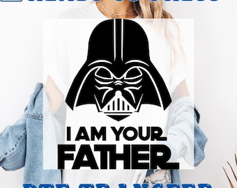 I am Their Father Mother Darth Vader DTF Transfers, Disney Family Matching Heat Press Transfers, Star Wars Mickey, Star Wars Lover Tee,