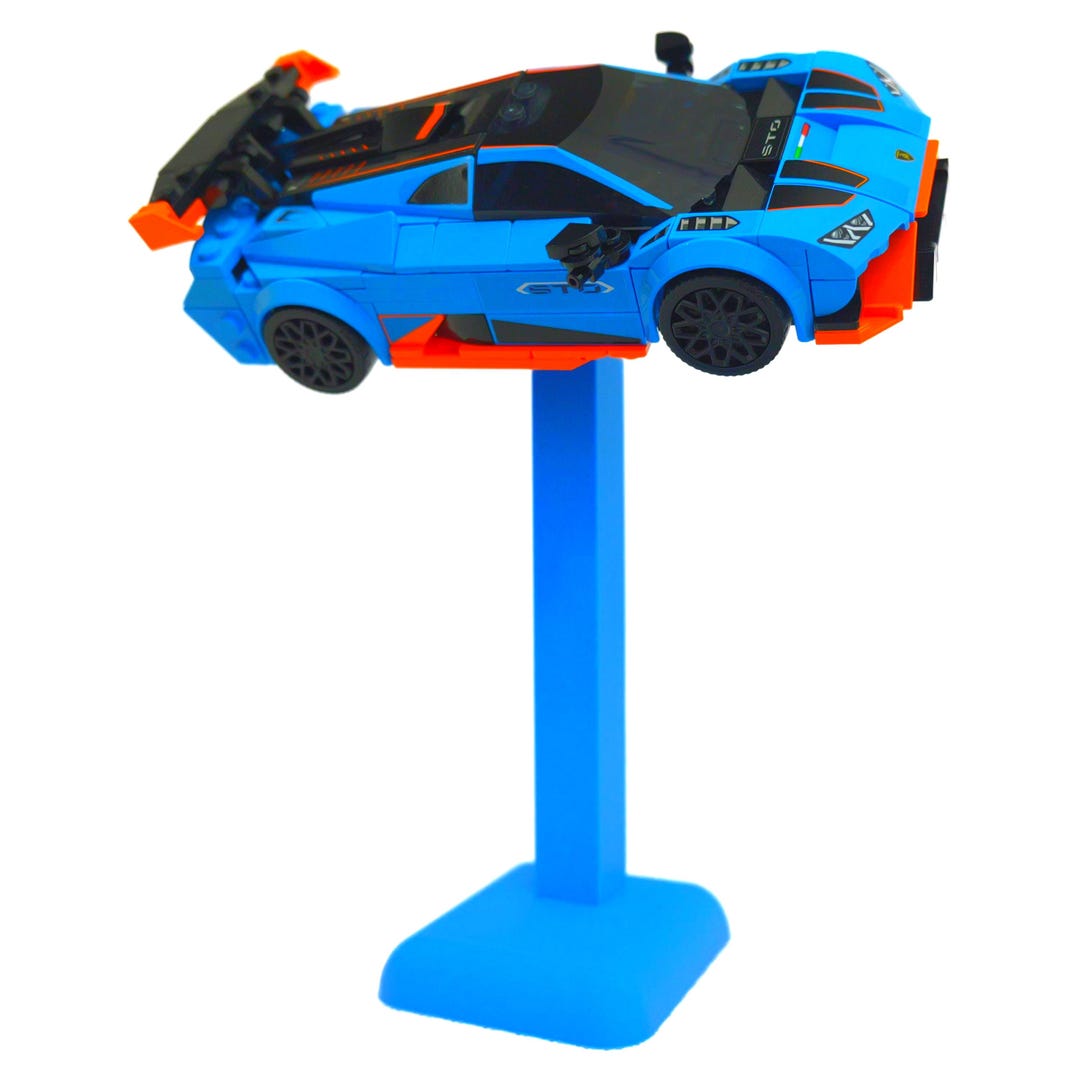 Universal Display Stand for LEGO Speed Champions | 15cm Riser | Fits 8 ...
