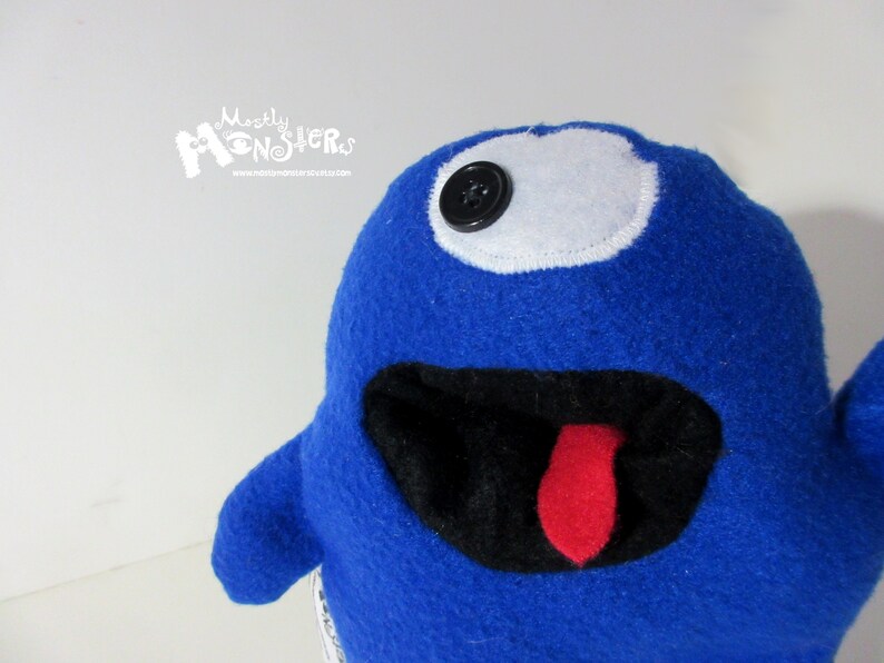Bean Bag Monster mikey Blue MIKEY Monster Etsy