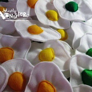 Felt toy EGG with squeaker squeaky egg toy felt food egg toy fried egg felt egg green green egg green egg yolk toy image 10
