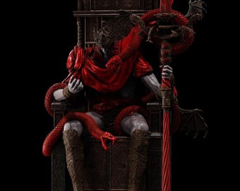 Messmer the Impalar Figure,Elden Ring Boss,Elden Ring Statue,Video Game Cosplay,Handmade Painting,12"-30cm